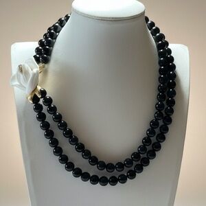 VTG KJL for Avon Midnight Rose Necklace
